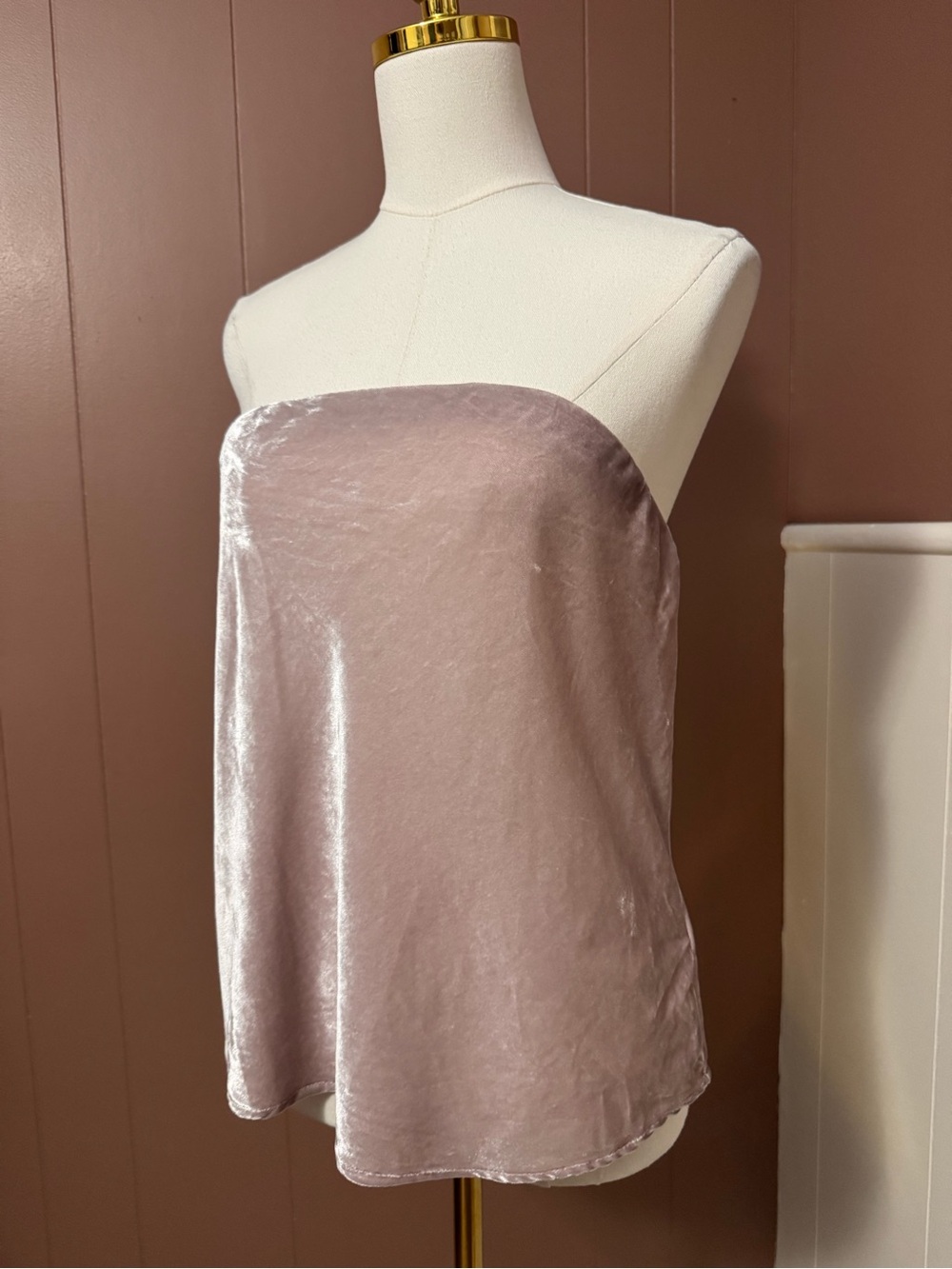 Anthropologie The Tilda Velvet Strapless Top - Picture 6 of 14